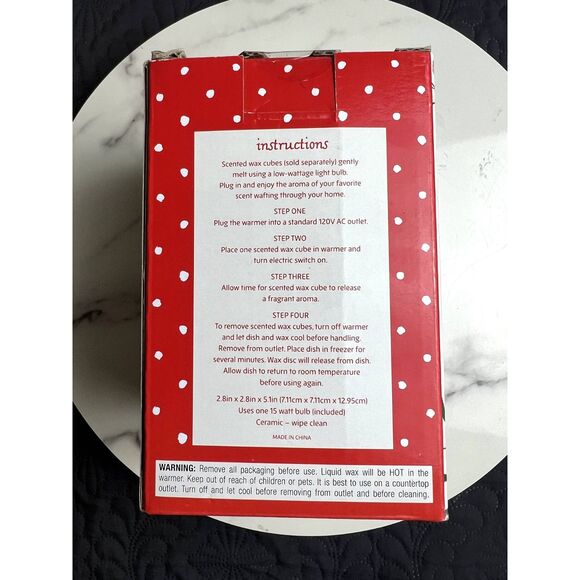 Jesus Is The Reason For The Season Ceramic Plug-in Wax Warmer Holiday Deco:NIB - Picture 4 of 4